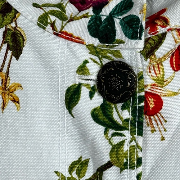 Disney Alice Through the Looking Glass Floral Pattern Button Jacket Size XL - Picture 9 of 15